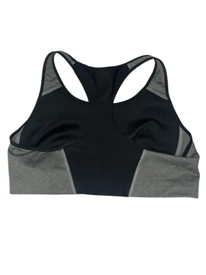 Women's Nike Victory Shape Grey/Black High Support Non Padded Sports Bra thumbnail 2
