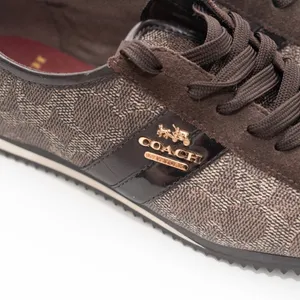 Coach. Ivy Leather Logo Sneakers.‎ thumbnail 10