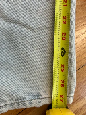 NWT Princess Polly Zaidon Straight Leg Jeans Light Blue Wash Denim US 6 AU‎ 10 thumbnail 7
