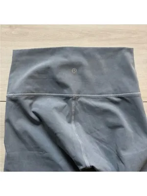 Lululemon Wunder Under High-Rise fitted tight 28” retro acid/mineral wash size 4 thumbnail 6