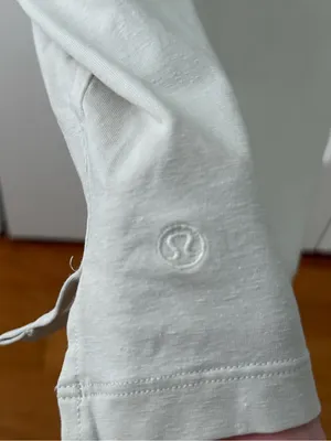 Lululemon Classic-Fit Cotton-Blend Tank in White thumbnail 5