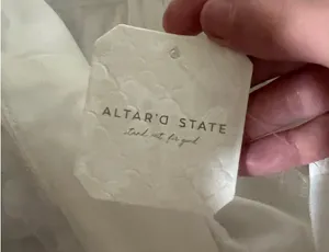 Altar'd State White babydoll dress thumbnail 2