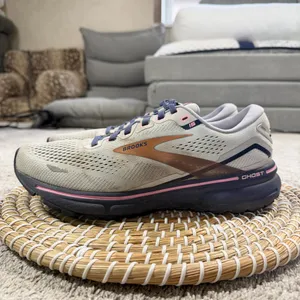 Brooks Women’s Ghost 15 Sneakers Shoes Cushioned Running in White Purple 10 thumbnail 3