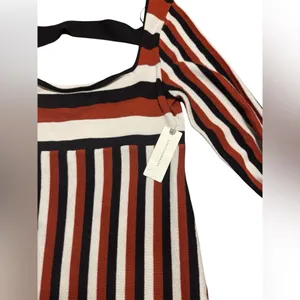 NWT Anthropologie Maeve Striped Sweater Midi Dress Size XS thumbnail 4
