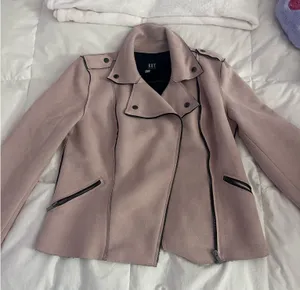 Kut From The Kloth Jacket Suede Pink thumbnail 1