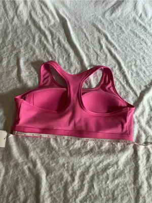 Nike Dri-FIT Swoosh Medium Support Sports Bra Pink XL NWT thumbnail 2