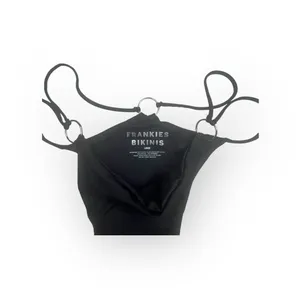 new Frankie’s Bikinis ↯ Kailyn Skimpy Ring Detail Bikini Bottoms ↯ Black ↯ Large thumbnail 10