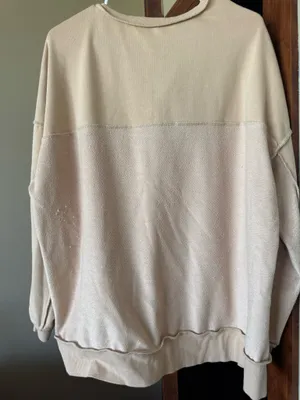 Oversized sweatshirt style Henley AMAZON thumbnail 2