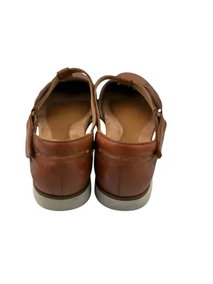 *Cobb Hill Laci Fisherman Comfort Mary Jane Shoe Women 8.5 Brown Leather T-Strap thumbnail 7