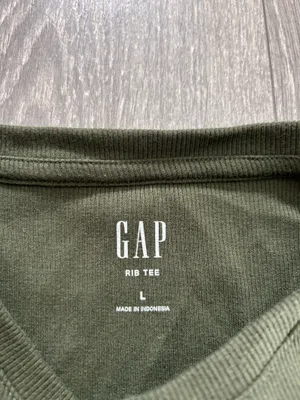 Gap Modern Rib Crop T-shirt Size Large thumbnail 2