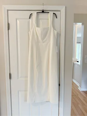 Show Me Your MuMu Eden White Square-Neck wedding dress thumbnail 3