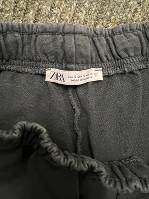 Zara wide leg sweat pants thumbnail 3