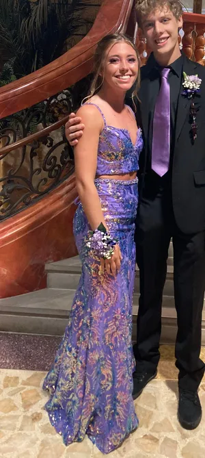 Prom dress Purple Size 0 thumbnail 1