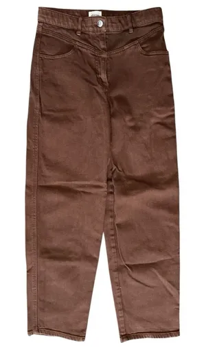 Wilfred Free Aritzia Women’s Size 4 Rust Brown High Rise Baggy Jeans thumbnail 1