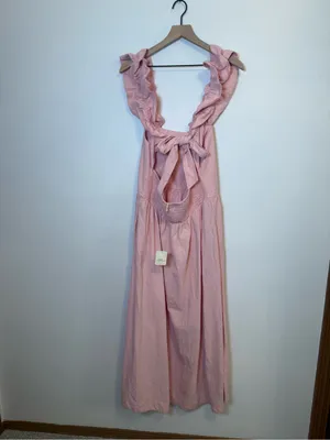Free People Ruffle‎ It Up Midi Dress by free-est thumbnail 5