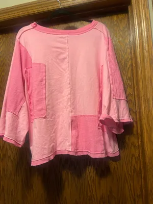 Patchwork Top Pink Size M thumbnail 2