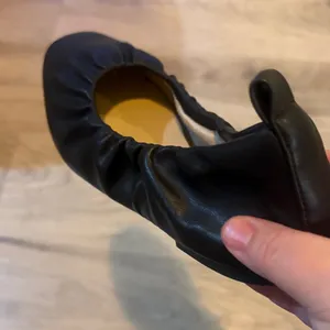 The drop black ruched classic flat ballets new size 8 thumbnail 7