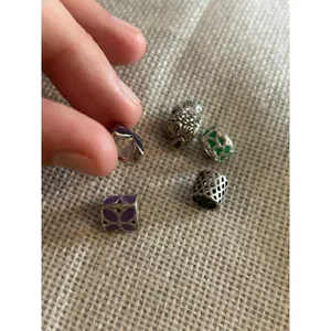 A504 charm bracket silver plated 5 pcs Gray thumbnail 4
