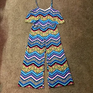 Magic Colorful Jumpsuit Sz M Gently Used thumbnail 9