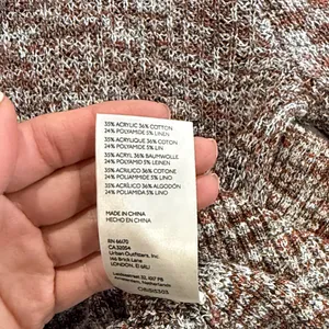 Free People open Knit mock neck Spacedye Sweater thumbnail 7