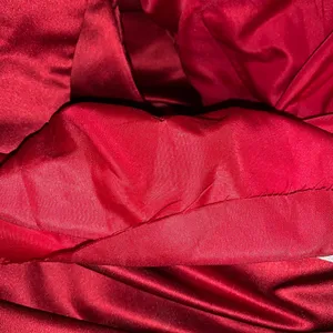 Glam Strapless Red Satin Pleated Cocktail Dress Corset Back M Hoco Bridesmaid thumbnail 9