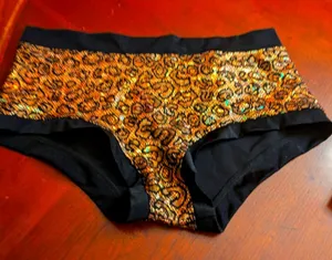 Artista Active Brown Hot Pants, Pole Shorts, Size XL thumbnail 1