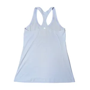 Lululemon Cool Racerback Tank Women 6 Blue Good Luon Yoga Workout Top thumbnail 2