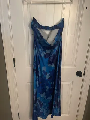 Boutique Dress Blue Size 14 thumbnail 3