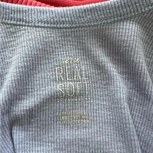 Aerie Real Soft Light Purple Tank Top thumbnail 2