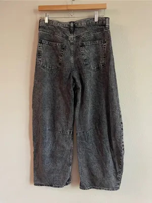 GAP Black High Waisted Ankle Length Horseshoe Jeans Size 27/4R thumbnail 6
