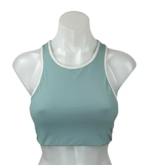 Splits59 Blue Green Sleeveless Racerback Fitness Workout Sports Bra Tank Top M thumbnail 1