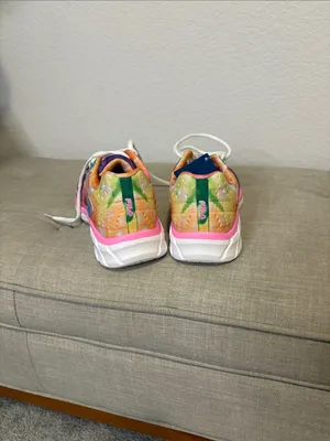 Fila Multicolor Athletic Sneakers with Pink and Purple Accents thumbnail 3
