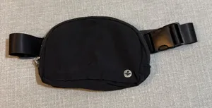 Halara Black‎ Belt Bag Fanny Pack Crossbody Waist Pouch Small Everyday Bag thumbnail 1