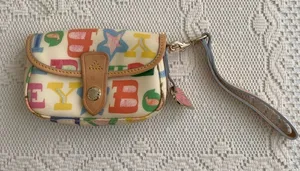 Dooney and Bourke Vintage Logo Wristlet thumbnail 1