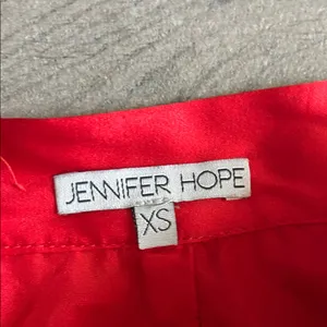Chic Asymmetrical Red Skirt Size XS thumbnail 2