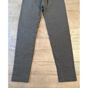 Aeropostale Women's Dark Gray Textured Knit Leggings Size Large thumbnail 7