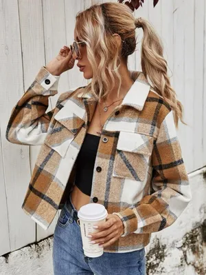 SheIn Frenchy Shacket thumbnail 1