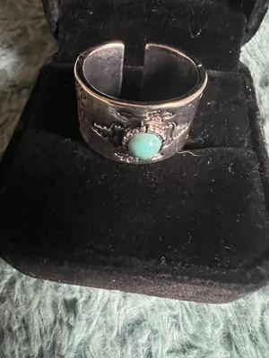 Women’s Stainless Steel Silver Bohemian Style Band Size 7 thumbnail 2