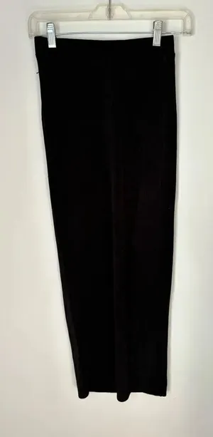 Princess Polly Long Skirt Front Slit Size US 4 Black thumbnail 1