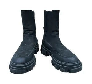 Only Black Chunky Ankle Boots Size 39 thumbnail 1