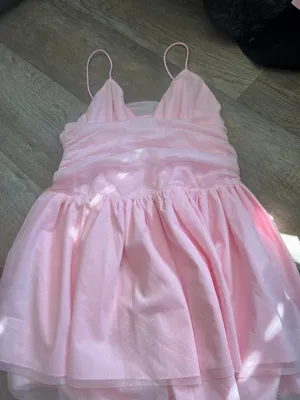 More To Come Cassa Mini Dress in Baby Pink thumbnail 4