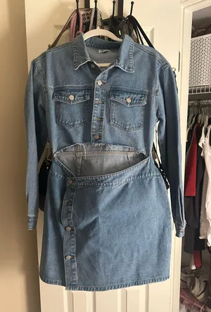 superdown Denim Dress thumbnail 4