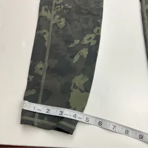 Vuori Stride Pocket Leggings‎ Size Small Green Camo Women’s High Waist VW429 thumbnail 10