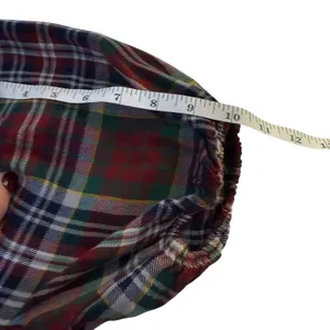 American Eagle Womens Plaid Square Neck Smocked Crop Top Small Holiday‎ Heritage thumbnail 13