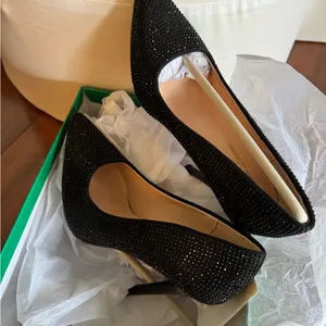 Lauren Lorraine Black Studded Heels thumbnail 1