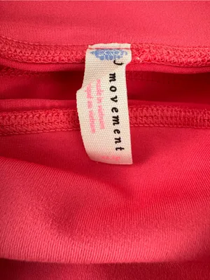Free People Bright Pink High-Waist Leggings with Ruched Ankles thumbnail 6