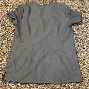 Figs Catarina Grey Scrub Top XS thumbnail 5