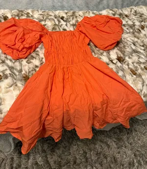 Altar'd State Salmon/Peach flowy dress thumbnail 1