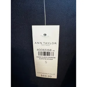 Brand New Ann Taylor Women's Size Small S Navy Blue Pullover Sweater Boatneck thumbnail 6