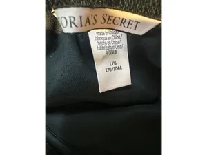 Victorias Secret Y2K Black Velvet Romper L Dark Fairy Romantic Whimsigoth Witchy thumbnail 7